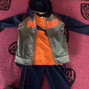 Kids Puma tracksuit.